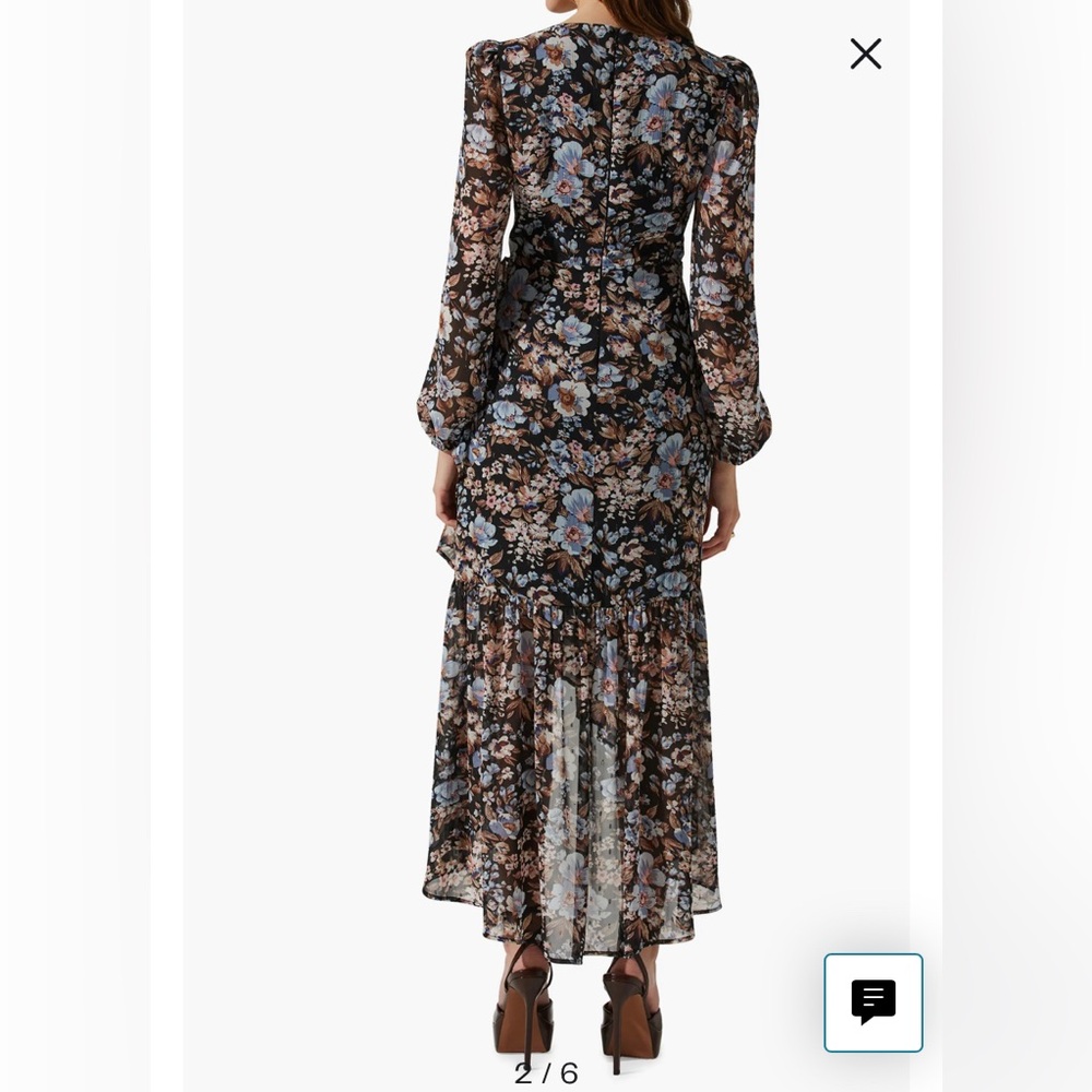 Brand new Nalani Floral Long Sleeve Maxi Dress
